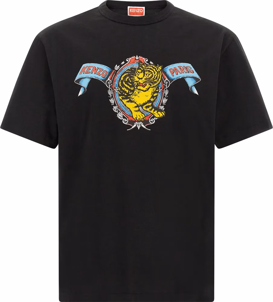 Kenzo Black Cotton T-Shirt