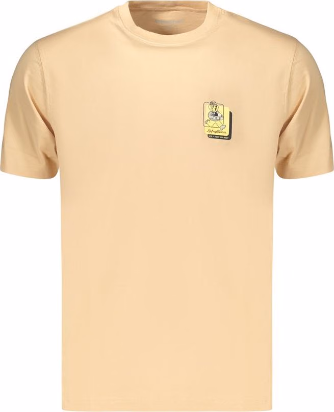 Refrigiwear Beige Cotton Men's T Shirt