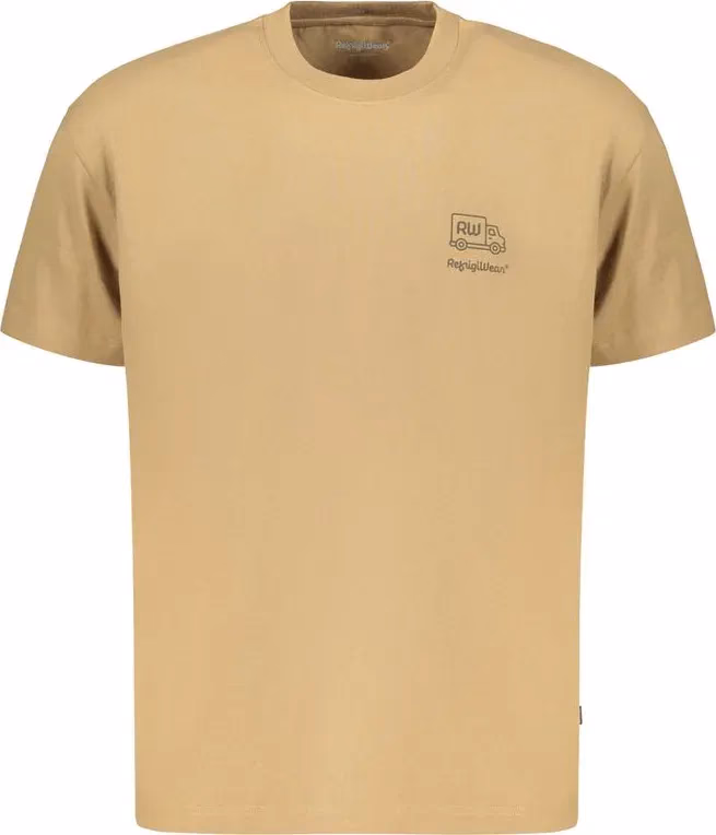 Refrigiwear Brown Cotton Men's T-Shirt