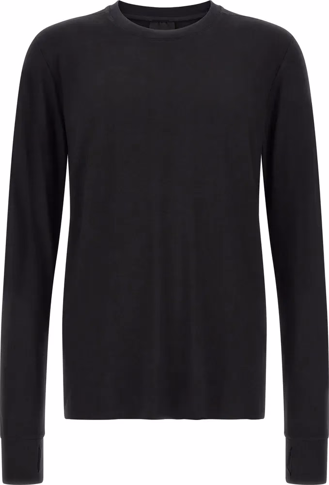 Thom Krom Black Viscose T-Shirt