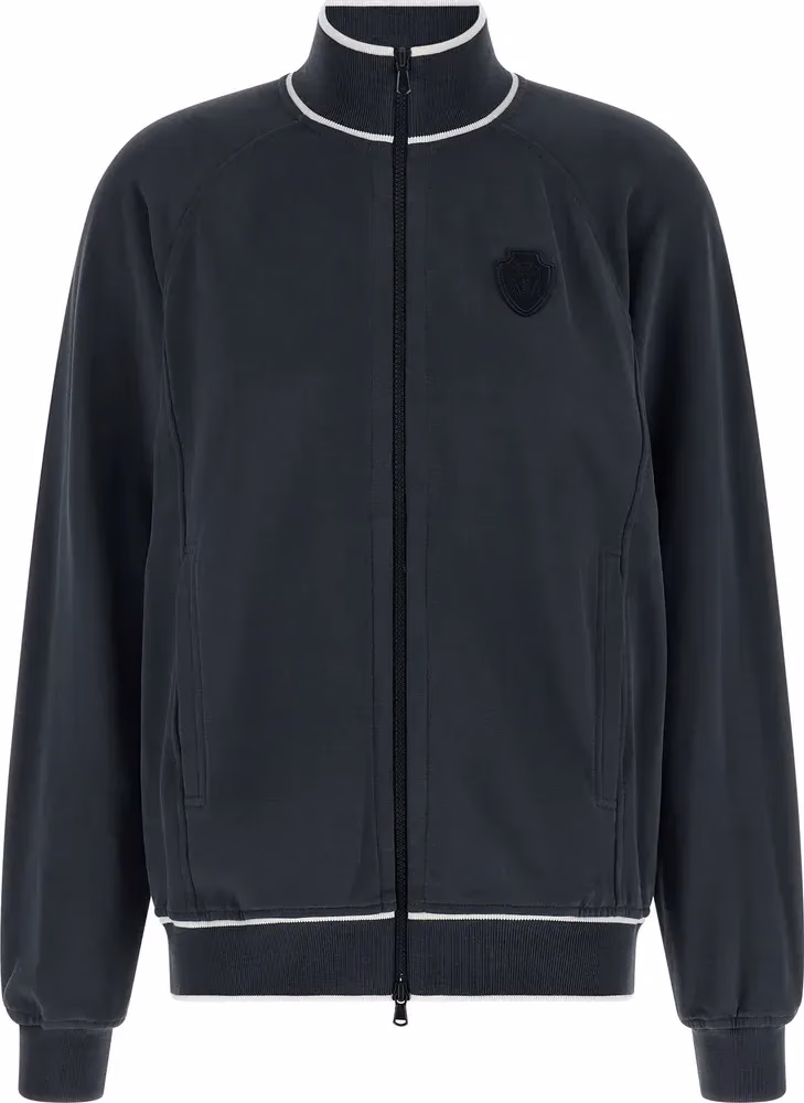Brunello Cucinelli Blue Cotton Sweatshirt
