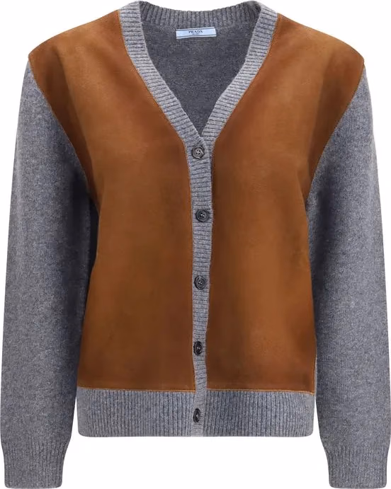 Prada Multicolor Wool Oves Aries Cardigan