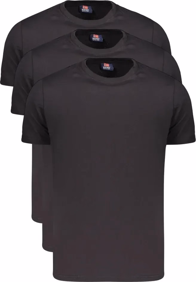 Norway 1963 Nero Cotton Mens T-Shirt