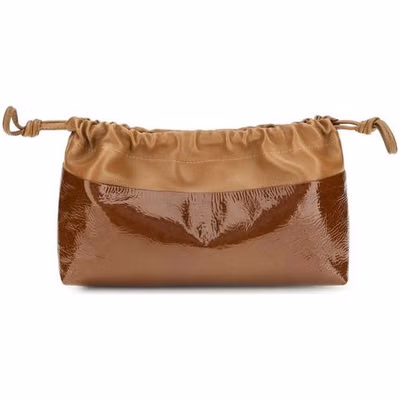 Brown Calf Leather Bos Taurus Clutch Bag