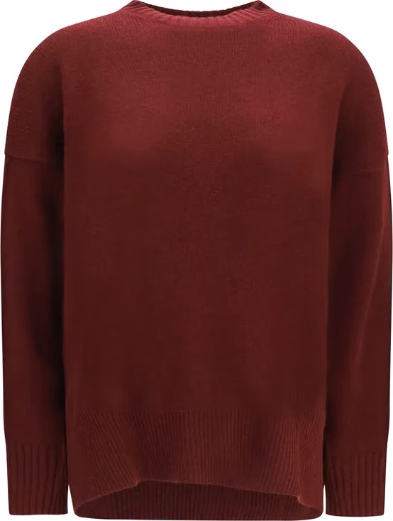 Allude Bordeaux Cashmere Sweatshirt