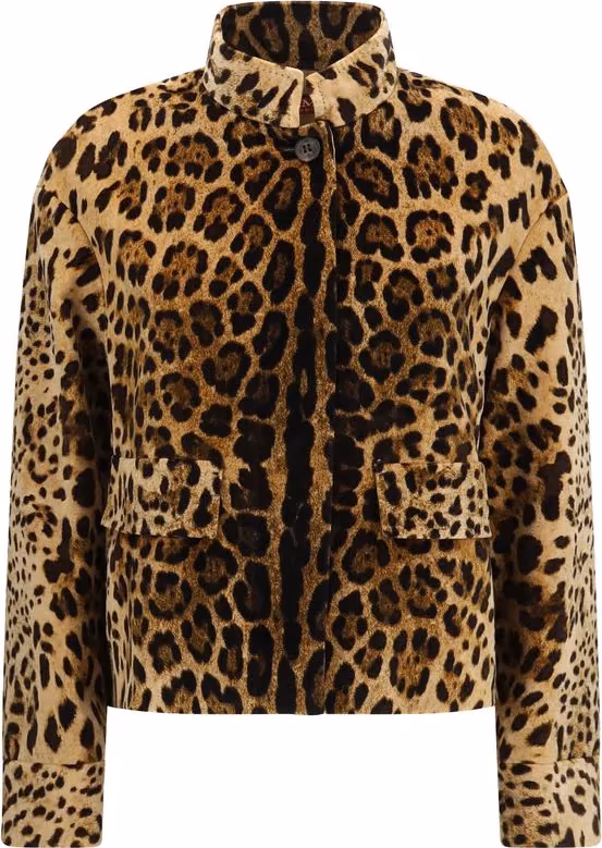 Max Mara Brown Cotton Full-Length Jacket