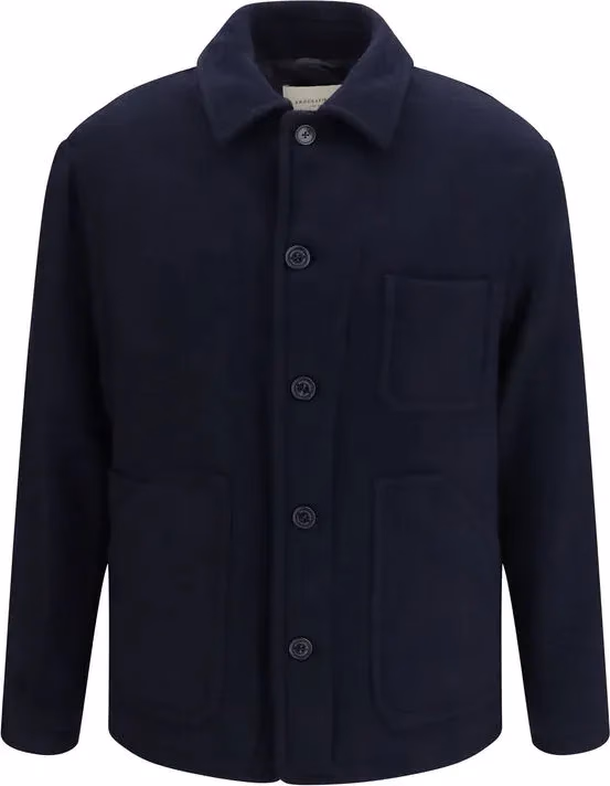 Brooksfield Blue Wool Oves Aries Jacket
