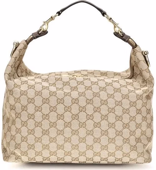 Gucci Beige Fabric Shoulder Bag