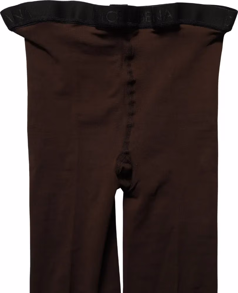 Dolce & Gabbana Brown Nylon Tights Stockings Pantyhose Socks