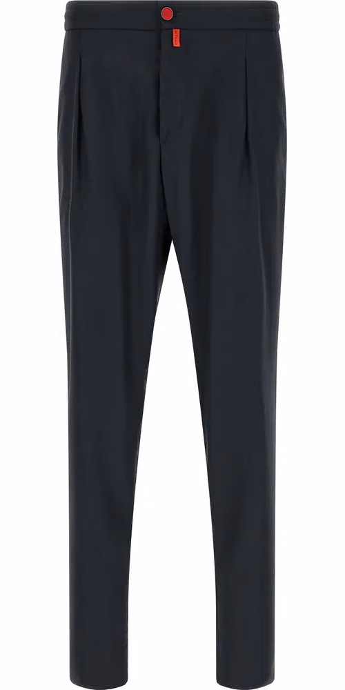 Kiton Blue Wool Pants