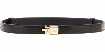 Brown Calfskin Regular Belt
