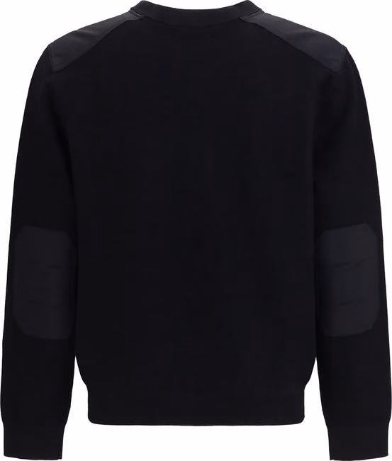 Moose Knuckles Black Nylon Sweatshirt