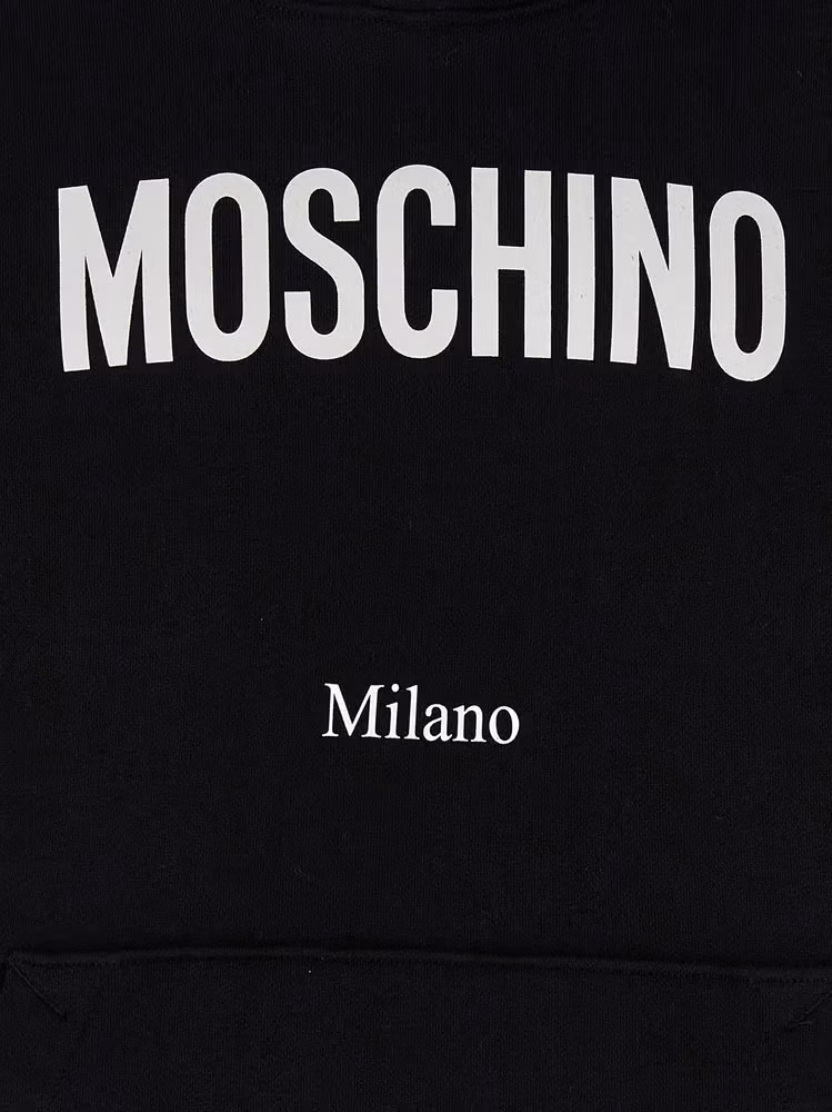 Moschino Black Cotton Sweatshirt