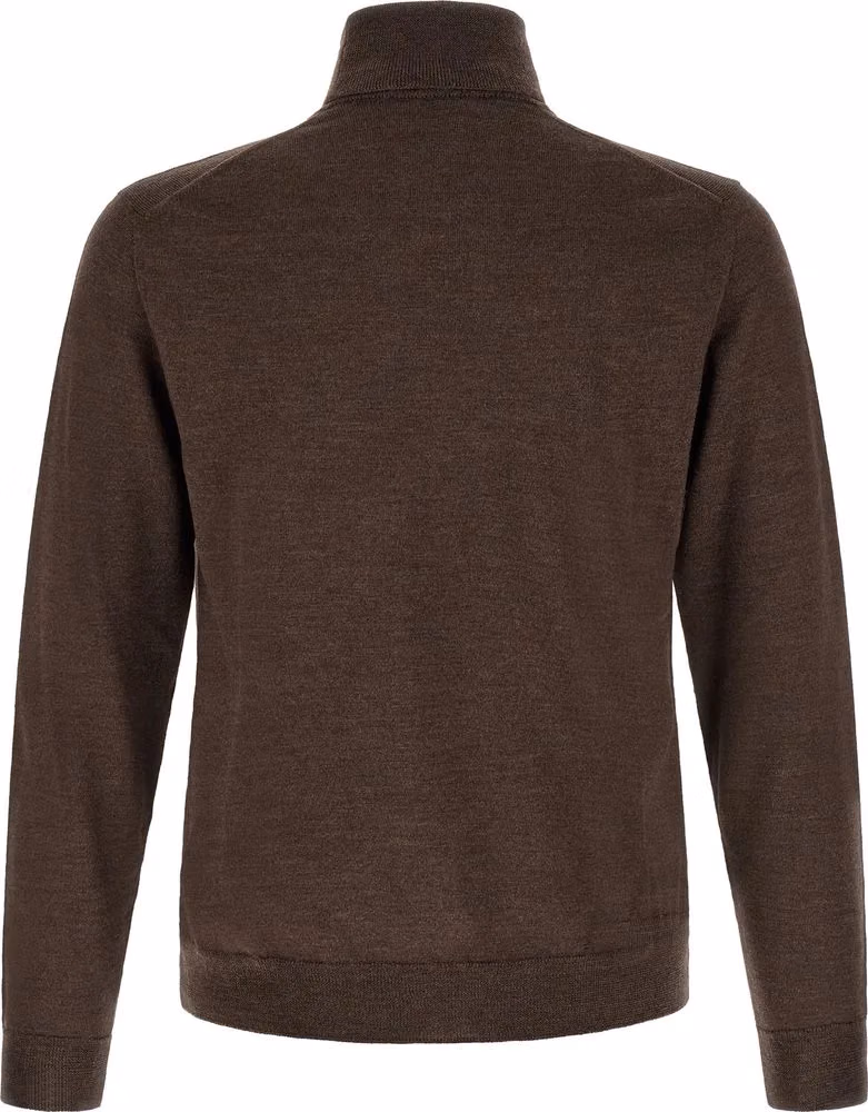 ZANONE Brown Virgin Wool Cardigan