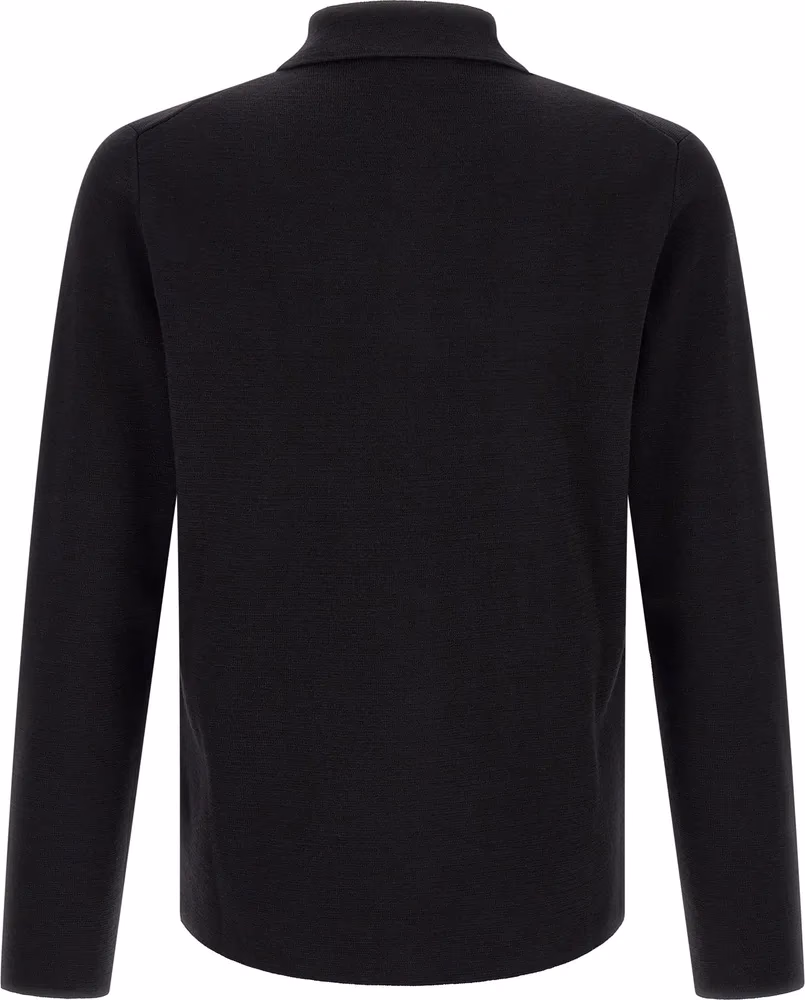 ZANONE Black Virgin Wool Cardigan