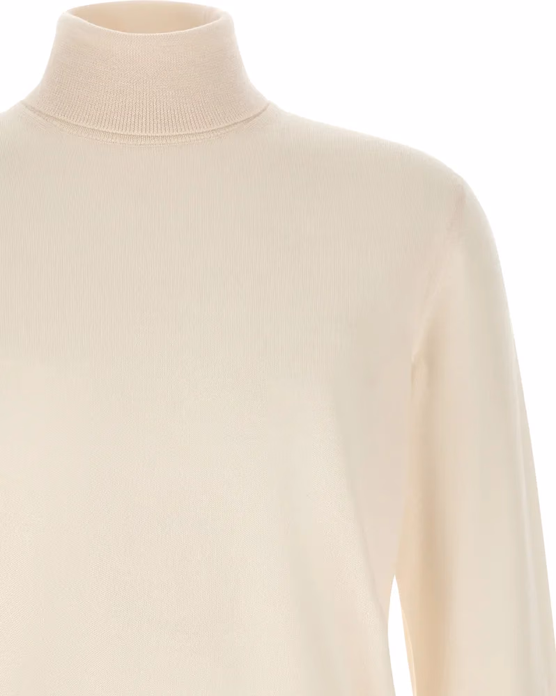 ZANONE White Virgin Wool Cardigan