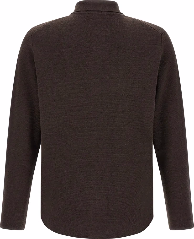 ZANONE Brown Virgin Wool Cardigan