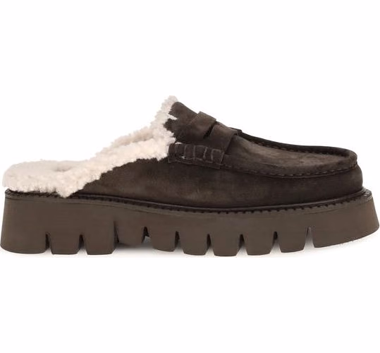 Pedro García Brown Calf Leather Bos Taurus Mules