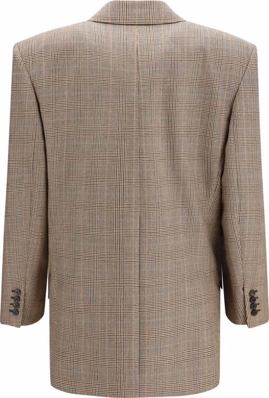 Saint Laurent Beige Wool Oves Aries Blazer