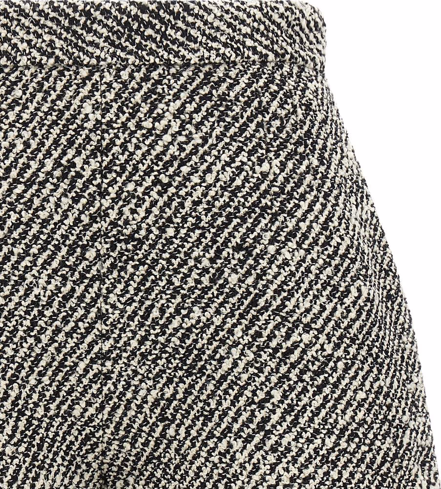 Versace Bicolor Virgin Wool Bermuda Shorts