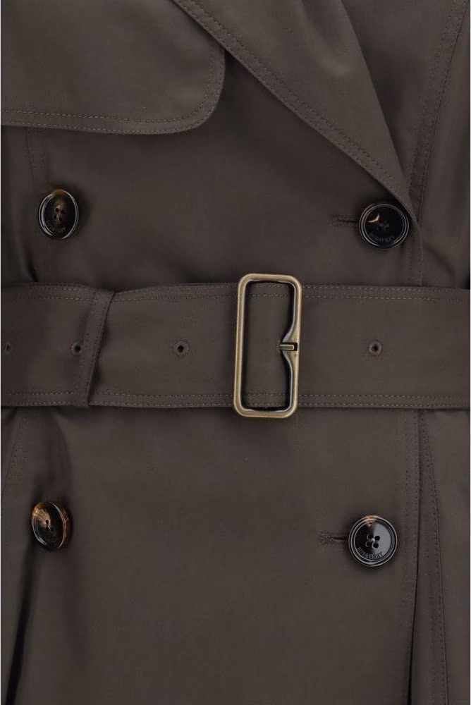 Burberry Bicolor Cotton Coat