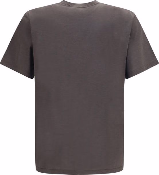 Saint Laurent Brown Silk T-Shirt