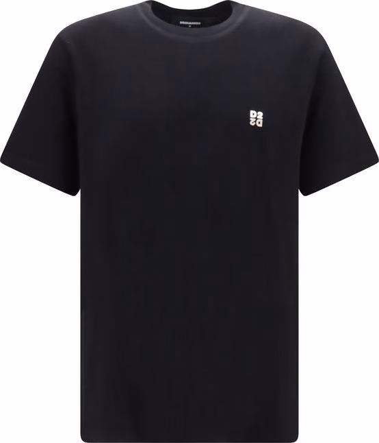 Dsquared² Black Cotton T-Shirt