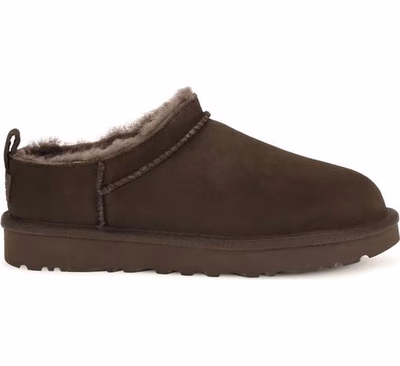 Brown Suede Leather Mules