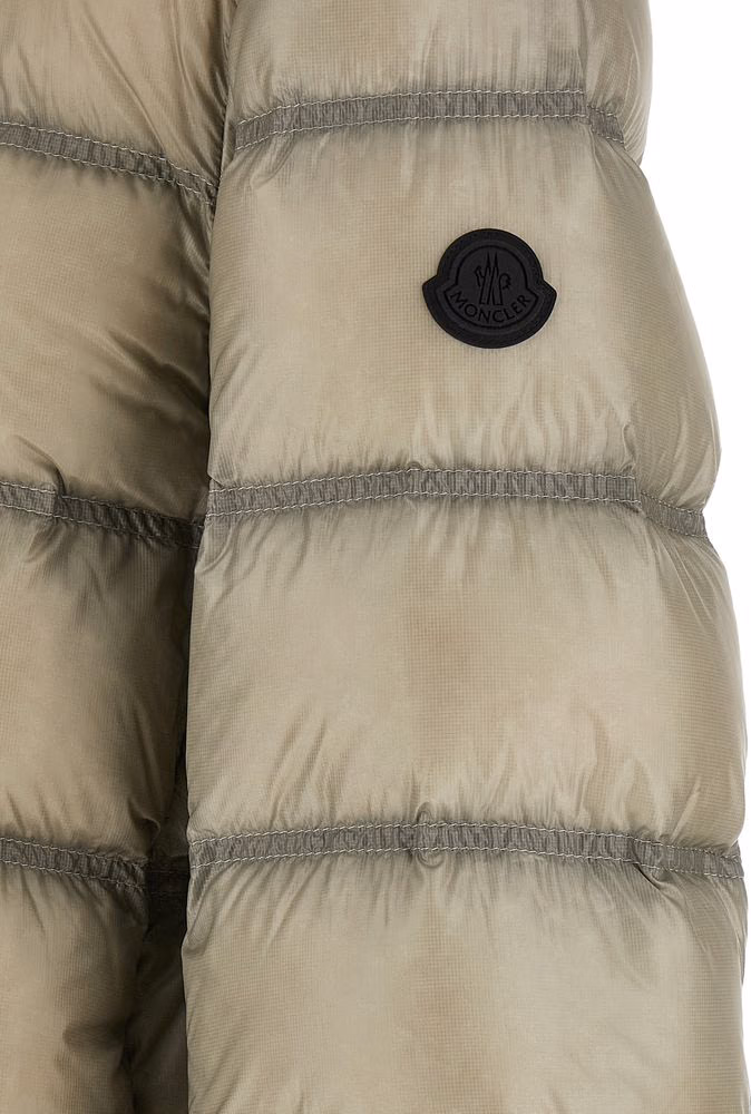 Moncler Beige Polyamide Full-Length Jacket
