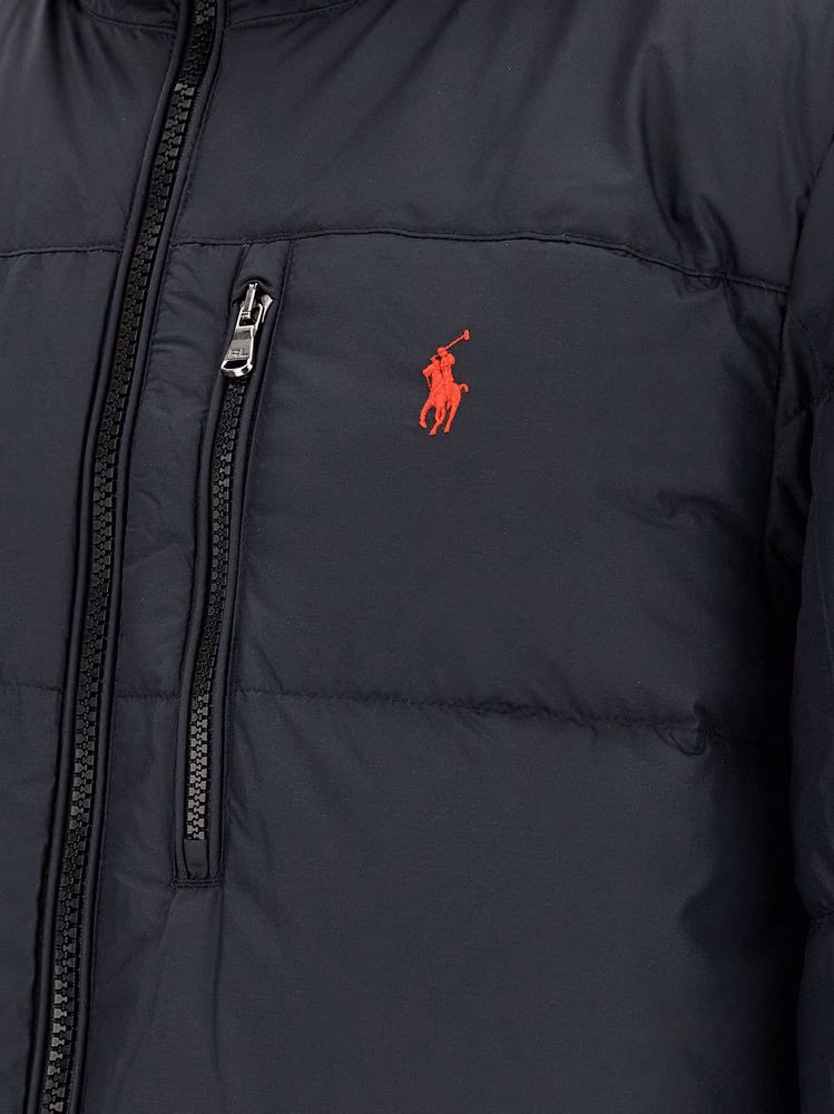 Polo Ralph Lauren Black Polyester Full-Length Jacket