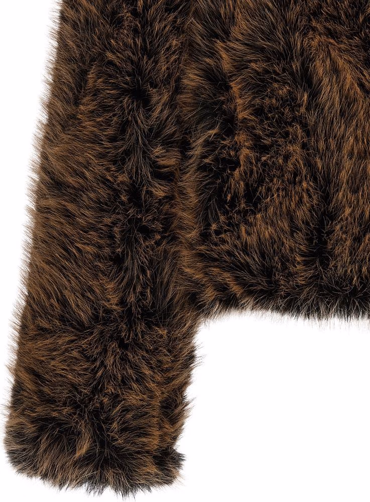 B&B COUTURE Brown Polyester Coat