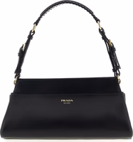 Black Calfskin Shoulder Bag 1