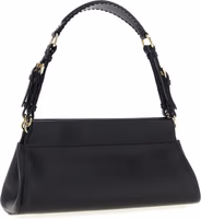 Black Calfskin Shoulder Bag 2