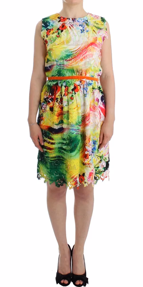 Lanre Da Silva Ajayi Multicolor Organza Sheath Dress
