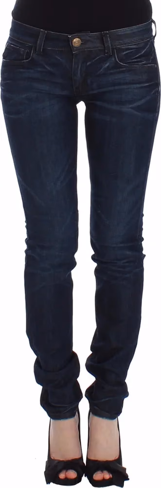 Ermanno Scervino Blue Slim Jeans Denim Pants Skinny Leg Stretch