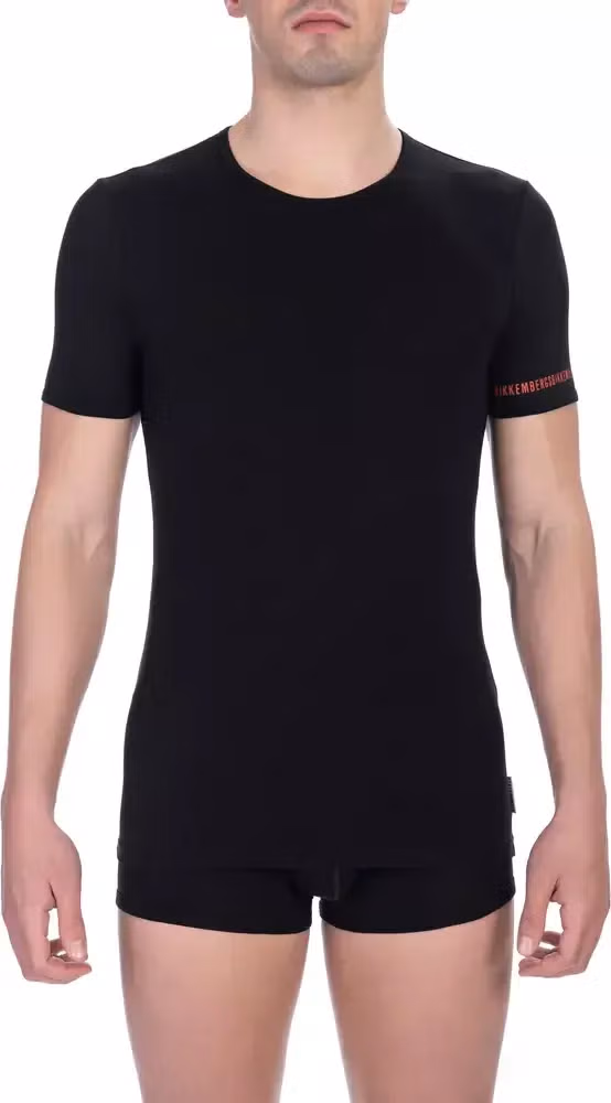 Bikkembergs "Black Cotton Men T-Shirt Twin Pack"