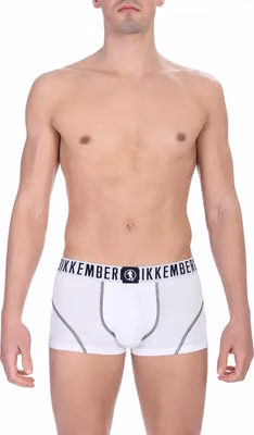 White Cotton Men's Trunk Underwear Pack