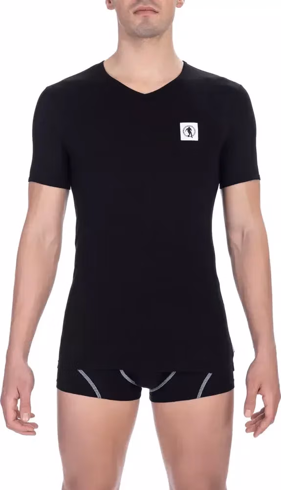 Bikkembergs Black Cotton Men's T-Shirt