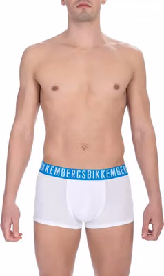 White Cotton Men's Trunk Underwear