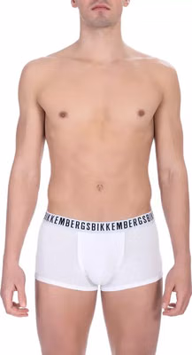 White Cotton Men's Trunk