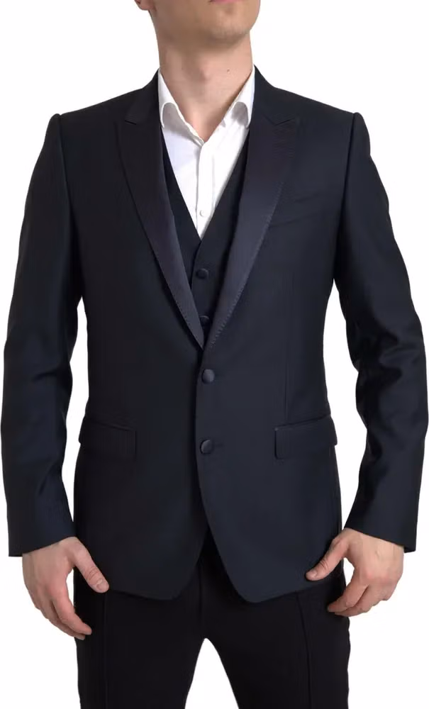 Dolce & Gabbana Blue 2 Piece Single Breasted MARTINI Suit
