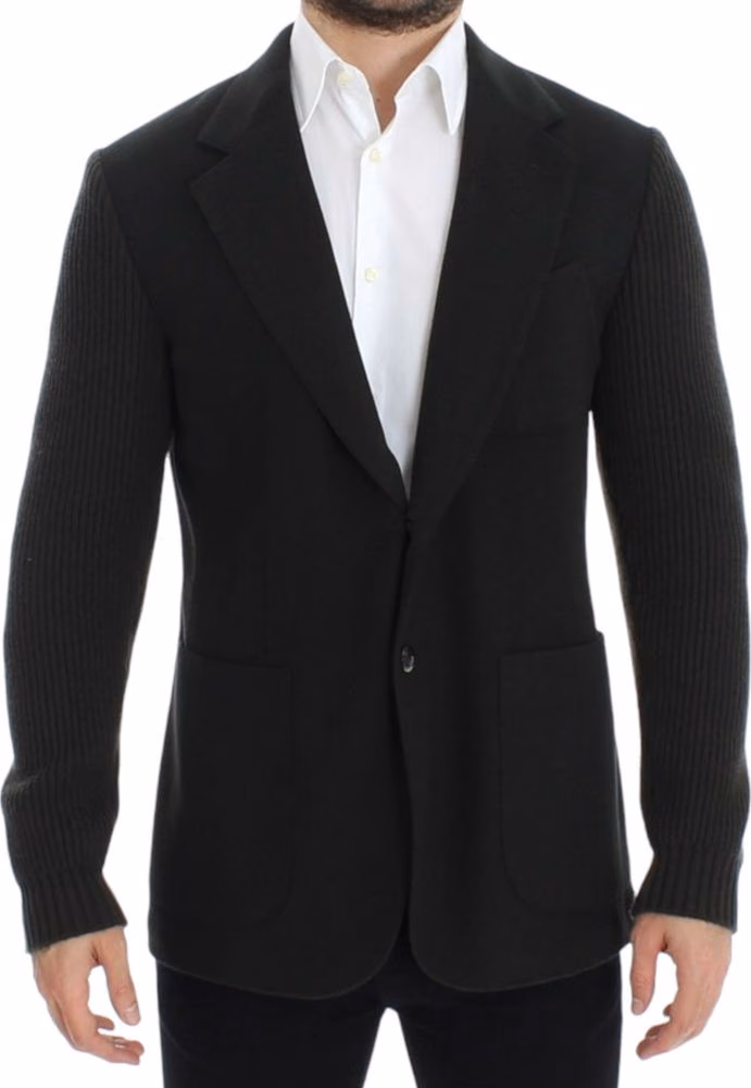 Dolce & Gabbana Green cashmere two button blazer