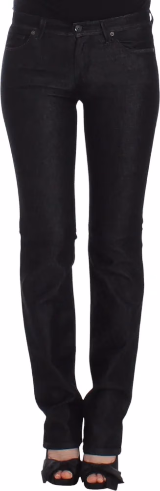Ermanno Scervino Black Slim Jeans Denim Pants Skinny Leg Stretch