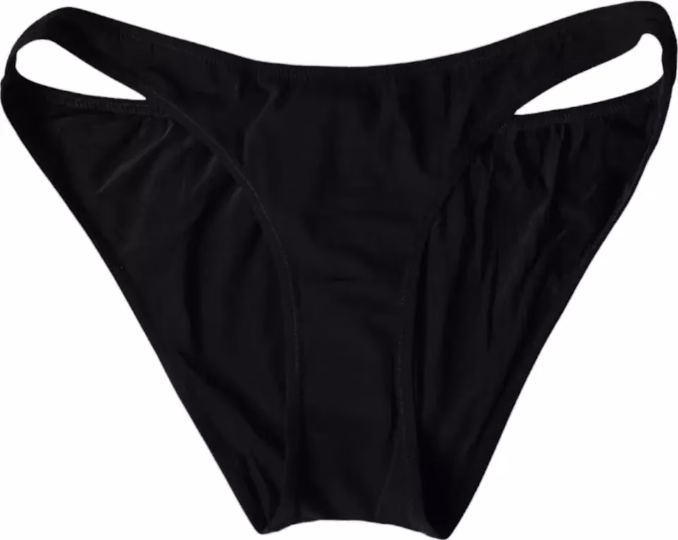 Dolce & Gabbana Black Nylon Swimwear Beachwear Bottom Bikini
