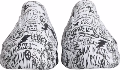 White Black Graffiti Daymaster Sneakers Shoes