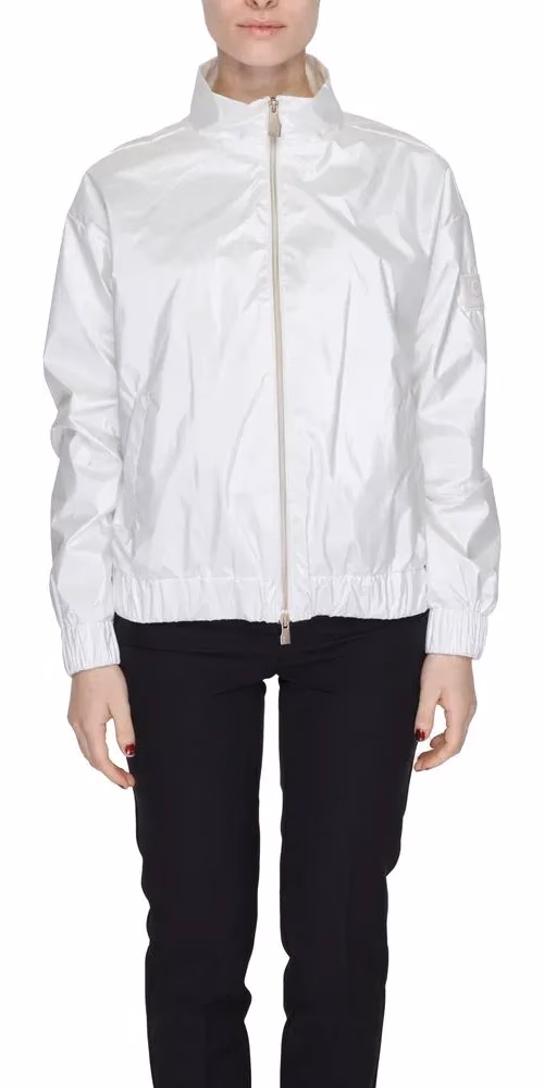 Suns White Polyester Shell Jacket