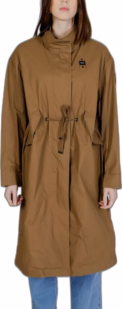 Blauer Bicolor Cotton Parka