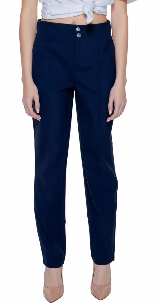 Street One Blue Polyamide Casual Pants