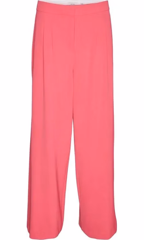 Vero Moda Pink Polyester Casual Pants