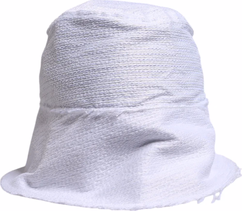 Dolce & Gabbana White Polyester Wide Brim Bucket Hat